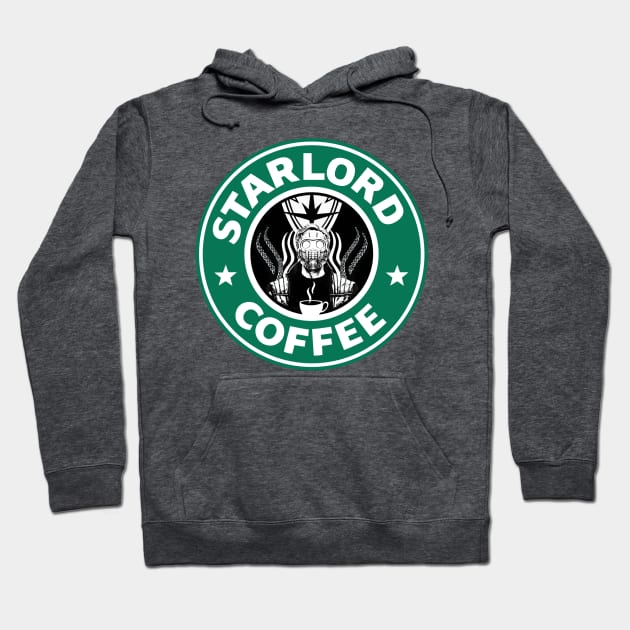 Star Lord Coffee Hoodie by aqhart